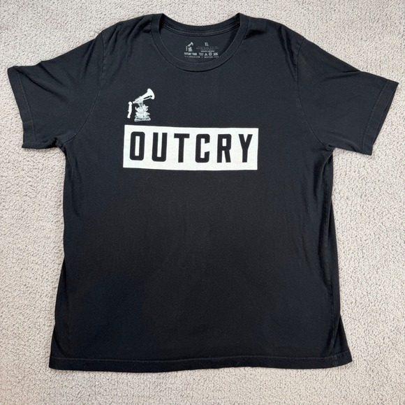 Outcry Tour Other - Outcry Tour Mens XL Black Graphic T-Shirt Lauren Daigle Kari Jobe Concert Tee